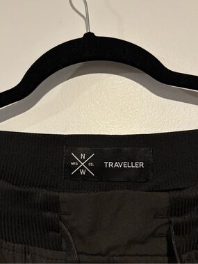 Traveller Black Drawstring Joggers